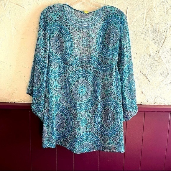 Jessica Simpson Printed Coverup Size Small - Picture 2 of 6